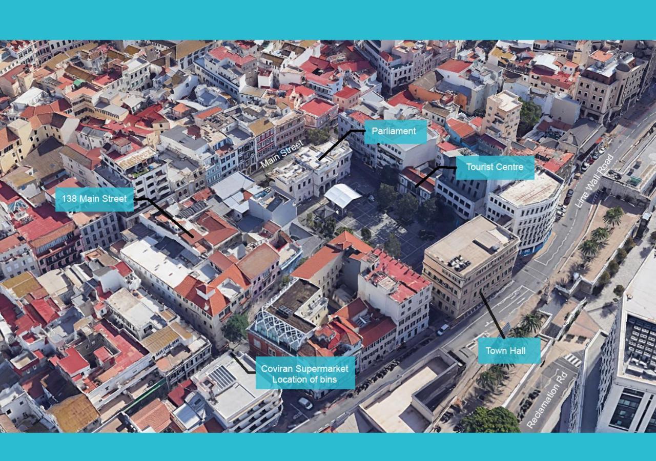 Gibraltar Town Centre Flat With Roof Terrace Leilighet Eksteriør bilde